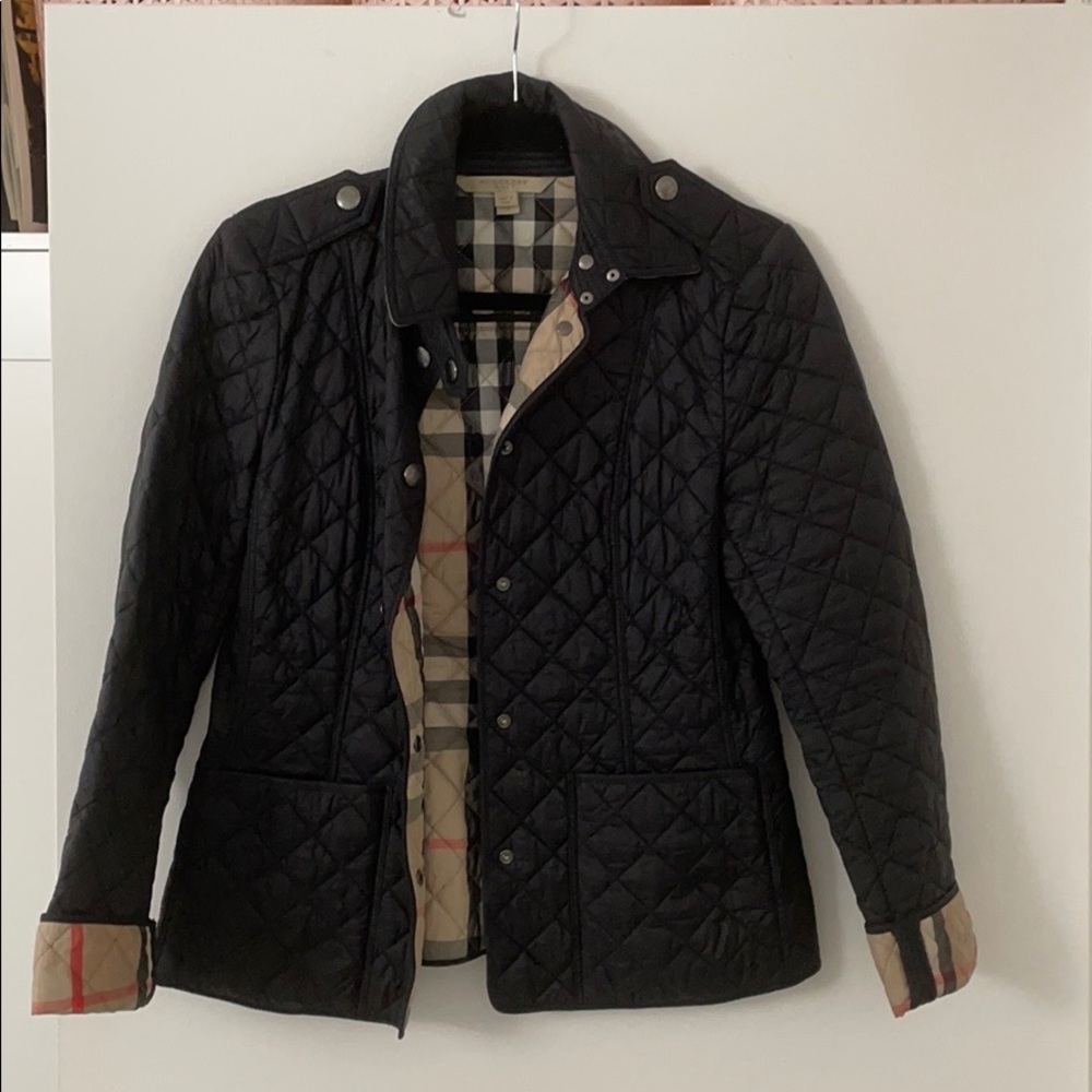 Burberry Quilted Fitted Jacket